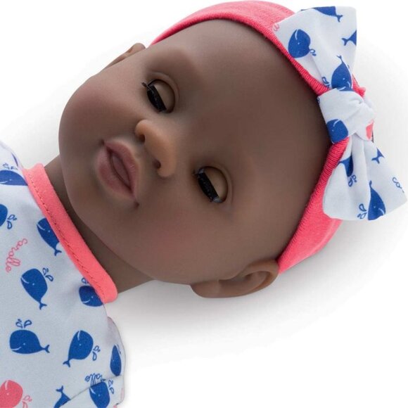 Corolle Bath Baby Alyzee Black Doll w/Little Whale Bbath Toy 12"-30cm New in Box - Picture 6 of 16